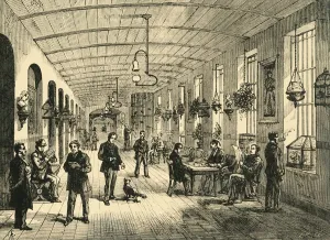 A Ward in Bethlehem Hospital, (c1878). Creator: Unknown A Ward in Bethlehem Hospital, (c1878). Creator: Unknown