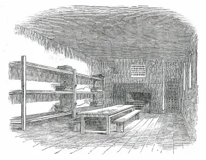 Death Sentence Prints: Ward for Condemned Male Prisoners, Newgate Prison, 1850. Creator: Unknown