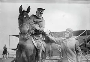Ward says good by [i.e. goodbye] to Gen. Grant, 1911. Creator: Bain News Service