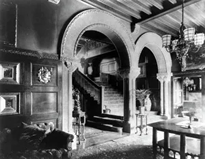Cyanotypes 1900 Gmgpc Prints: Warder House, Washington, D.C. 1900?. Creator: Frances Benjamin Johnston