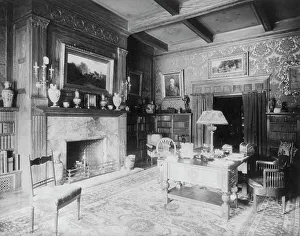 Cyanotypes 1900 Gmgpc Prints: Warder House, Washington, D.C. 1900?. Creator: Frances Benjamin Johnston
