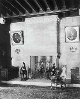 Cyanotypes 1900 Gmgpc Prints: Warder House, Washington, D.C. 1900?. Creator: Frances Benjamin Johnston