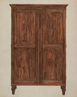 Rex Edna C Prints: Wardrobe, John Marshall s, c. 1937. Creator: Edna C. Rex