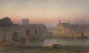 Holme Collection: Wareham Bridge, c1863, (1906). Creator: George Henry Hine