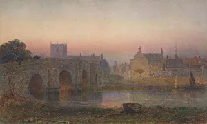 The Studio Ltd Prints: Wareham Bridge, c1863, (1906). Creator: George Henry Hine