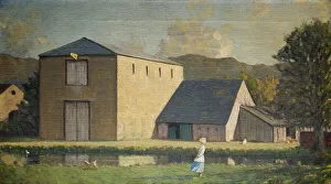Warehouse Prints: A Warehouse, 1921. Creator: Charles John Holmes