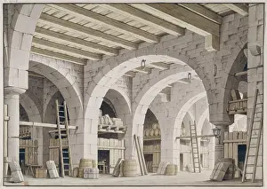 Ladder Prints: Warehouse, decoration from Giuseppe Verdi's Il corsaro