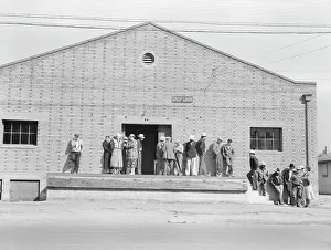 On Strike Prints: Warehouse, used as distributing office for FSA relief grants