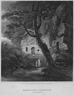 Hermitage Prints: Warkworth Hermitage, Northumberland, 1814. Artist: John Greig