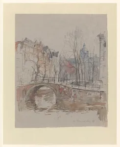 The Warmoesgracht, 1894. Creator: Jan Hoynck van Papendrecht