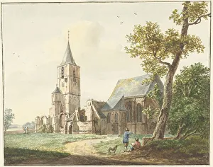 Os Pieter Gerardus Van Prints: Warmond Church, 1786-1839. Creator: Pieter Gerardus van Os