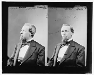 Cravat Gallery: Warner, Hon. Levi of Conn. between 1865 and 1880. Creator: Unknown
