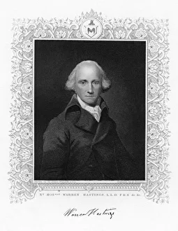 Attach Prints: Warren Hastings, the first governor-general of British India