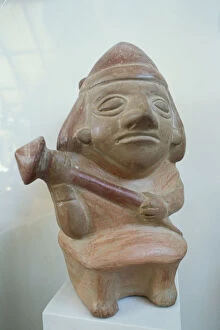 Lambayeque Gallery: Warrior Sipan-Mochica Pottery, Lambayeque, Peru, 2015. Creator: Luis Rosendo