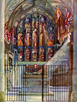 The Warriors Chapel, Canterbury Cathedral, Kent, 1924-1926.Artist: EC Boon