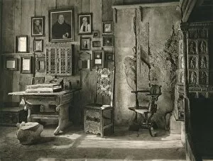Thuringia Gallery: Wartburg. Luthers room, 1931. Artist: Kurt Hielscher