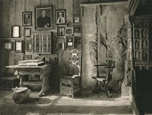 Desk Prints: Wartburg. Luthers room, 1931. Artist: Kurt Hielscher