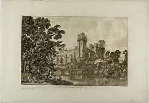 Warwick Castle Collection: Part of Warwick Castel from the Southeast, plate 4, January 1776. Creator: Paul Sandby