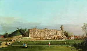 Warwick Castle Collection: Warwick Castle, 1748. Creator: Canaletto