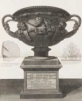Piranesi Francesco Prints: The Warwick Vase, 1778-80. Creators: Giovanni Battista Piranesi, Francesco Piranesi