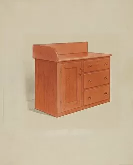 Drawers Gallery: Wash Chest, 1935 / 1942. Creator: Alfred H. Smith
