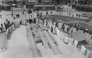 Trams Prints: Wash day on U.S.S. Recruit, between c1915 and c1920. Creator: Bain News Service