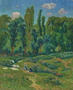 Washing Prints: Washerwomen, 1907. Creator: Moret, Henry (1856-1913)