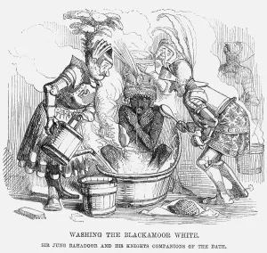 Scrubbing Prints: Washing the Blackamoor white, 1858