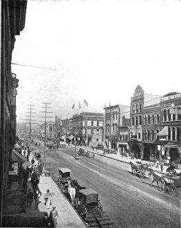 Minnesota Prints: Washington Avenue, Minneapolis, Minnesota, USA, c1900. Creator: Unknown