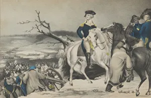 Washington Crossing the Delaware-Evening Previous to the Battle of Trenton, December 25th