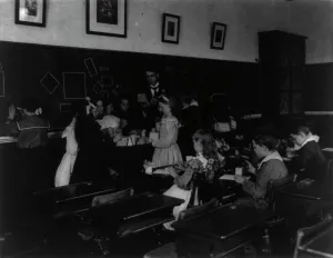 Washington, D.C. Public Schools - classroom scenes and school activities, (1899?). Creator: Frances Benjamin Johnston