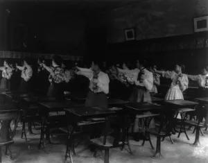 Physical Education Prints: Washington, D.C. Public Schools - classroom scenes and school activities