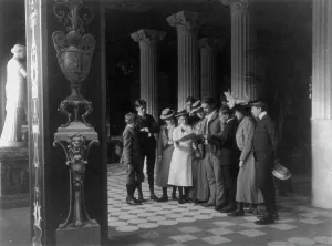 Cyanotypes 1890 1900 Gmgpc Prints: Washington, D.C. public schools - museum field trip - reading brochure
