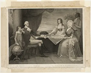 Presidents Prints: The Washington Family, 1798. Creator: Edward Savage