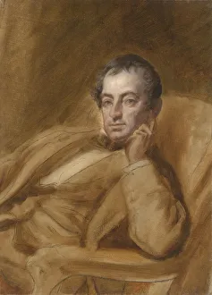 Irving Washington Prints: Washington Irving, c. 1840. Creator: Daniel Huntington