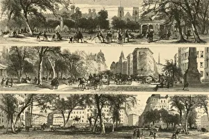 William James Palmer Prints: Washington, Madison, and Union Squares, c1870. Creator: William James Palmer