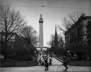 General Washington Prints: Washington Monument, Baltimore, c1902. Creator: William H. Jackson