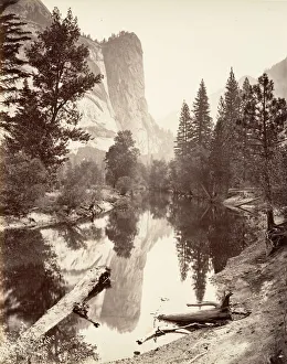 Rocky Prints: Washington Tower, Yosemite, ca. 1872, printed ca. 1876. Creator: Attributed to Carleton E