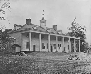 Cn Greig And Prints: Washingtons Home, Mount Vernon, Virginia, c1897. Creator: Unknown
