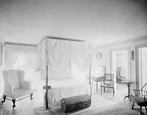 Washington's room at Mt. Vernon, c.between 1910 and 1920. Creator: Unknown