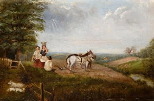 Ploughing Gallery: Washwood Heath, 1840. Now Washwood Heath, Birmingham. Creator: Unknown