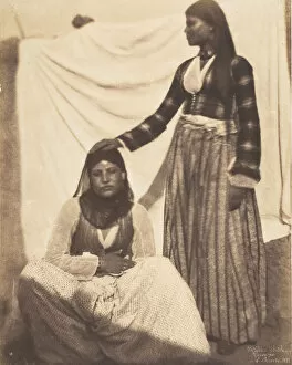 Ernest Gallery: Wassileh and Lhedeh, Ghawagea, 1852. Creator: Ernest Benecke