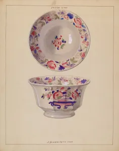 Waste Bowl, 1936. Creator: J. Howard Iams