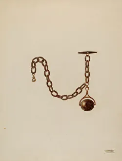 Watch Chain Prints: Watch Chain, c. 1939. Creator: Frank Fumagalli