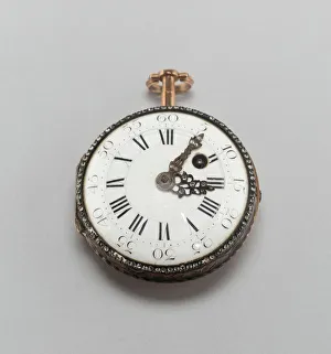 Numeral Prints: Watch, France, Mid to late 18th century. Creator: Unknown
