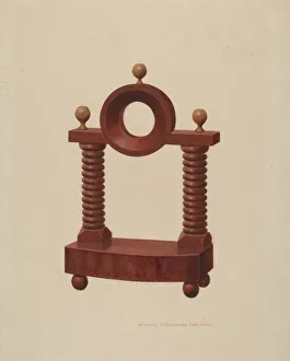Rack Prints: Watch Holder, c. 1939. Creator: William H Edwards