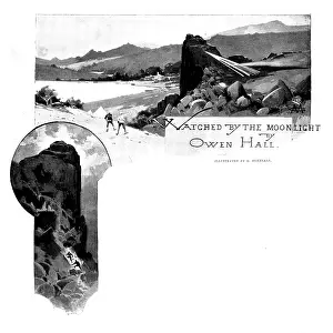 Loye Charles Auguste Prints: Watched by the Moonlight, 1898. Creator: Unknown