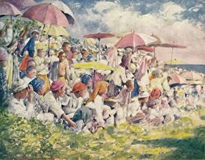 Sport Collection: Watching a Boat-Race, 1903. Artist: Mortimer L Menpes