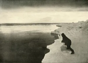 Shackleton Prints: Watching for Seals at the Ice-Edge, c1908, (1909)
