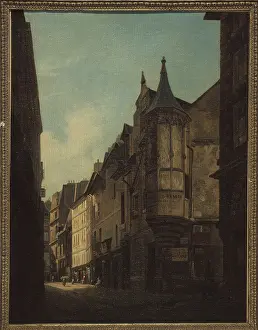 Watchtower of the Hotel de Schomberg at the corner of rue Bailleul and rue Jean Tison, 1832. Creator: Lambert Nolle